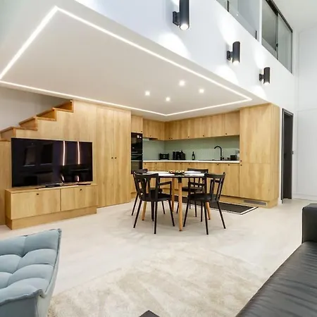 2 Bedroom W Ac Extravagant Gallery Loft By Nw Budapest