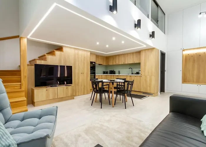 2 Bedroom W Ac Extravagant Gallery Loft By Newave Budapest